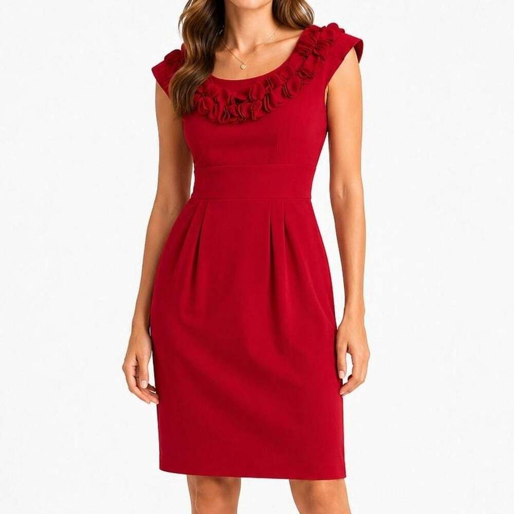 London Times Women's Red Fancy-dress